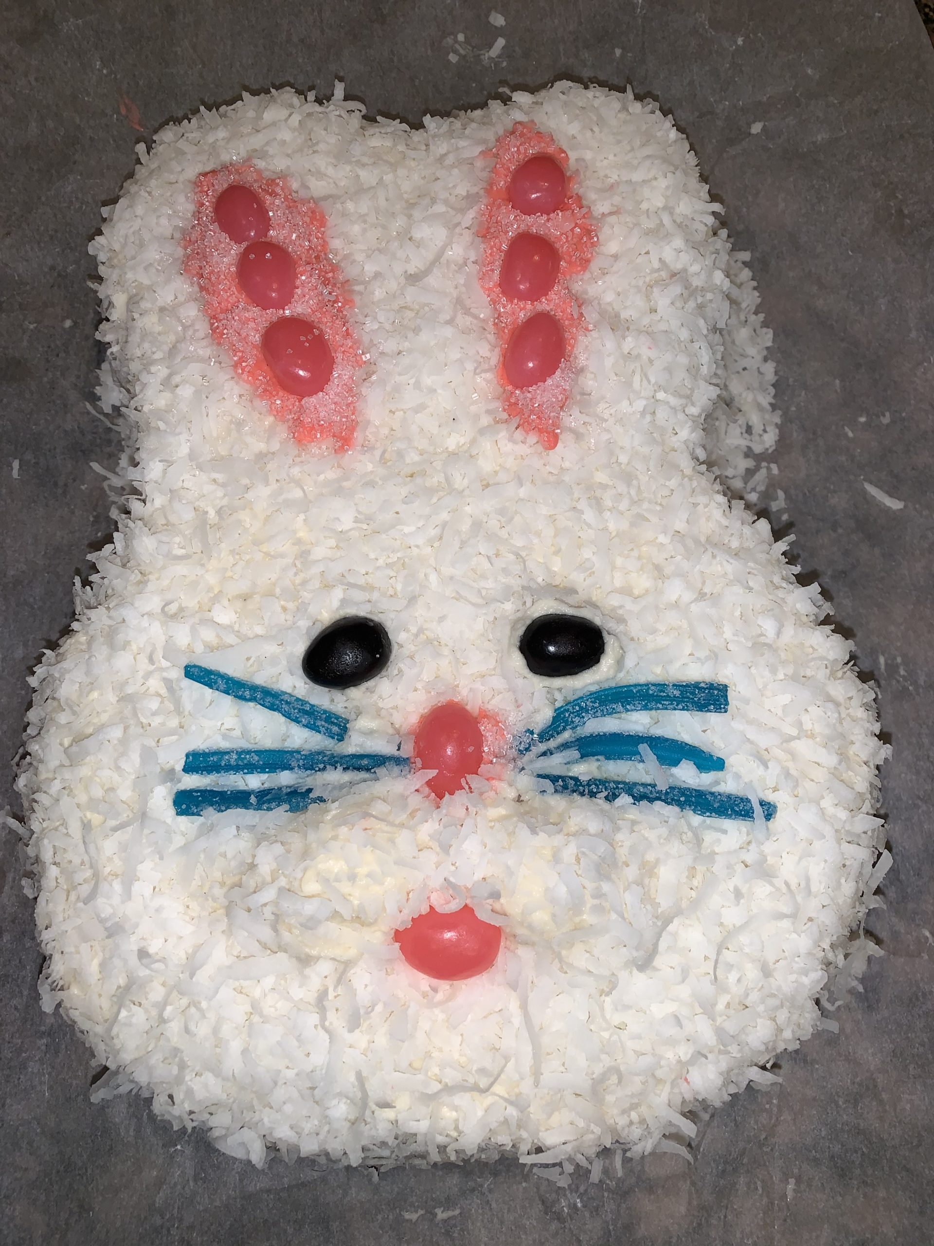 Easy Coconut Easter Bunny Cake Decoration – THE LAZY CRAFTER